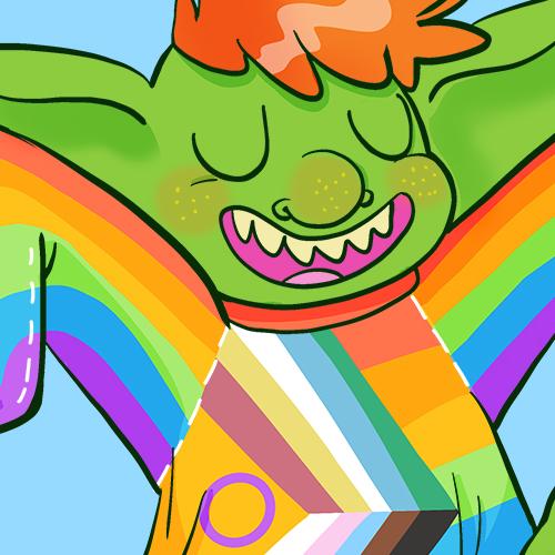 Daniela Schreiter Pride Goblin happy comic